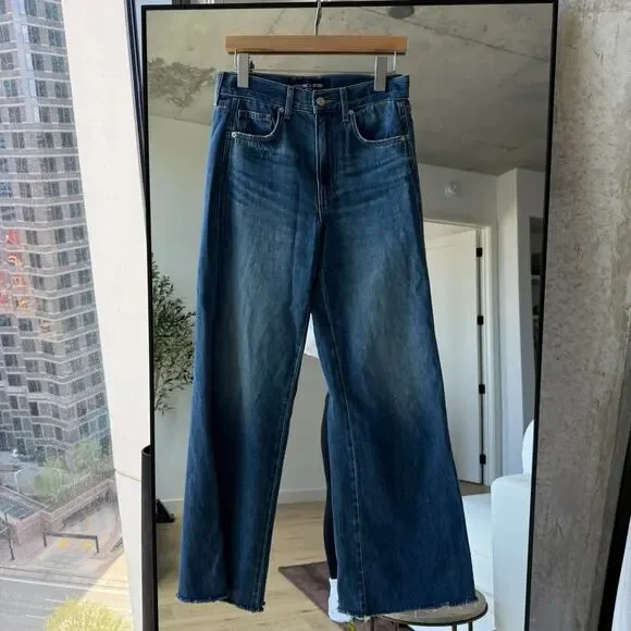 Veronica Beard Kasey Wide Leg Jeans - Picture 2 of 6